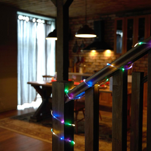 Светодиодная гирлянда Feron CL587 линейная Мини Дюралайт мультиколор с контроллером, 15м, c питанием от сети 220V фото 5