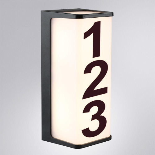 Уличный настенный светодиодный светильник Arte Lamp Lancia A6419AL-1BK фото 4