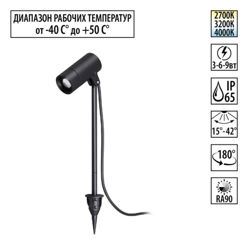 Ландшафтный светильник Novotech Landscape Street 359713