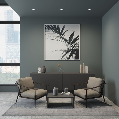 DK3021-WH Встраиваемый светильник, IP 20, 10 Вт, GU5.3, LED, белый, пластик фото 5