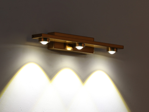 Подсветка для зеркала латунь LED 9Вт 30см Zortes SCOUP ZRS.1823.03 фото 8