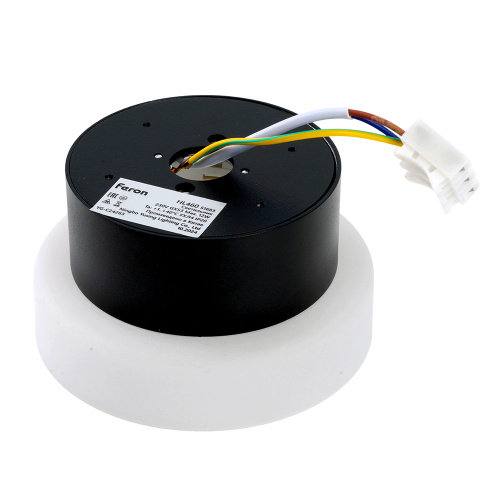 Светильник потолочный Feron HL460 Barrel OPAL 12W, 230V, GX53, черный фото 10