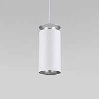 Подвесной светодиодный светильник DLS021 9+4W 4200К белый матовый/серебро