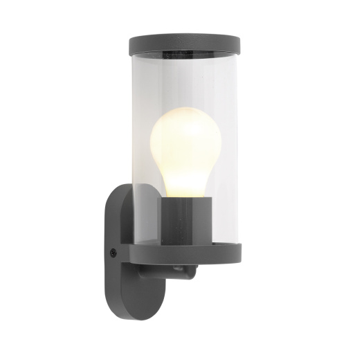 Настенный светильник Escada 30003W/01 E27*40W IP44 Dark grey Настенный светильник Escada 30003W/01 E27*40W IP44 Dark grey