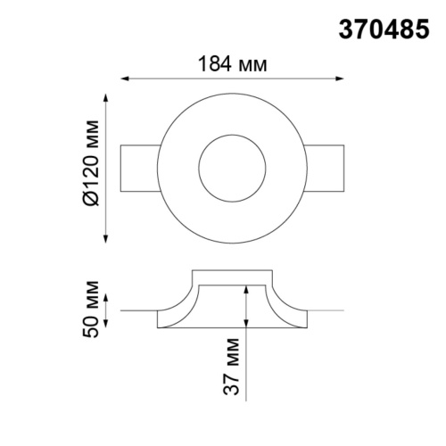 370485 SPOT NT19 631 белый гипс Встраиваемый под покраску светильник IP20 GU10 50W 220V YESO фото 3 370485 SPOT NT19 631 белый гипс Встраиваемый под покраску светильник IP20 GU10 50W 220V YESO фото 3