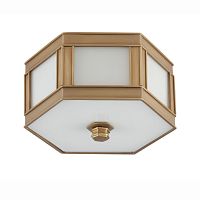 Потолочный светильник Cloyd NARTEX FM1 / Ø26 см - латунь (арт.10218)