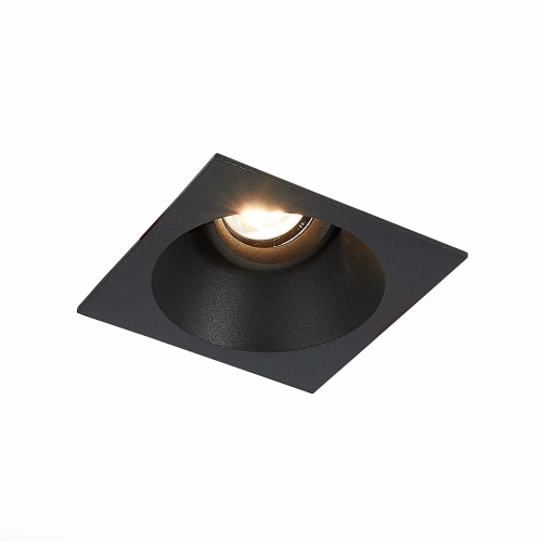 ST207.418.01 Св-к встр. Черный GU10 1*50W  L103xW103xH52 220V Без ламп Встраиваемые светильники фото 10