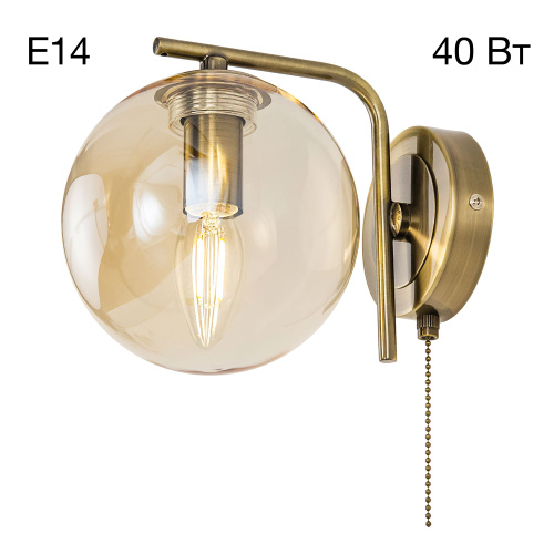 Citilux Томми CL102313 Бра с выключателем Бронза Citilux Томми CL102313 Бра с выключателем Бронза