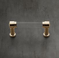 Ручка-скоба Grafton Glass L.15.2 Aged Brass