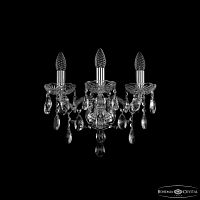Бра хрустальные 1415B/3/141 Ni Bohemia Ivele Crystal (Богемия Ивеле Кристалл)