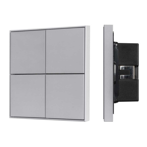 Панель управления Arlight KNX-304-23-IN Silver 039666 Панель управления Arlight KNX-304-23-IN Silver 039666