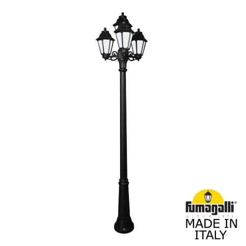 Fumagalli Садово-парковый фонарь FUMAGALLI RICU BISSO/ANNA 2+1 E22.157.S31.AYE27 Fumagalli Садово-парковый фонарь FUMAGALLI RICU BISSO/ANNA 2+1 E22.157.S31.AYE27