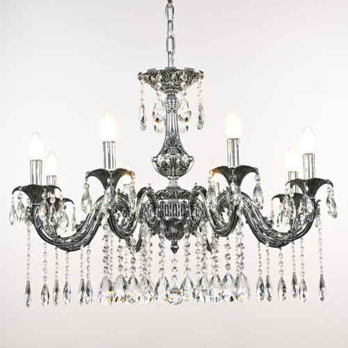 Люстра с хрустальными подвесками AL79101/8/250 A NB Bohemia Ivele Crystal (Богемия Ивеле Кристалл) фото 3 Люстра с хрустальными подвесками AL79101/8/250 A NB Bohemia Ivele Crystal (Богемия Ивеле Кристалл) фото 3