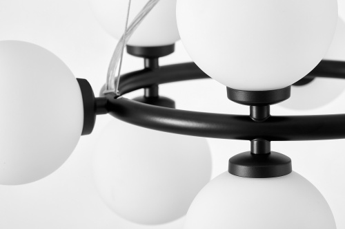 Подвесной светильник Lumina Deco Marsiada LDP 6033-9 BK фото 5