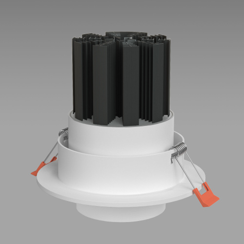 Встраиваемый точечный светодиодный светильник 9920 LED 15W 4200K белый фото 6