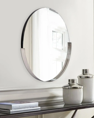 Серебряное настенное зеркало "Хамбл" Серебряное настенное зеркало "Хамбл"