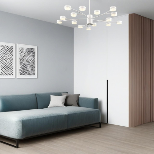 8265/15 COMFI LN26 233 металл/металл белый/белый Люстра GX53 LED 15*7W 220V TORINA 8265/15 COMFI LN26 233 металл/металл белый/белый Люстра GX53 LED 15*7W 220V TORINA