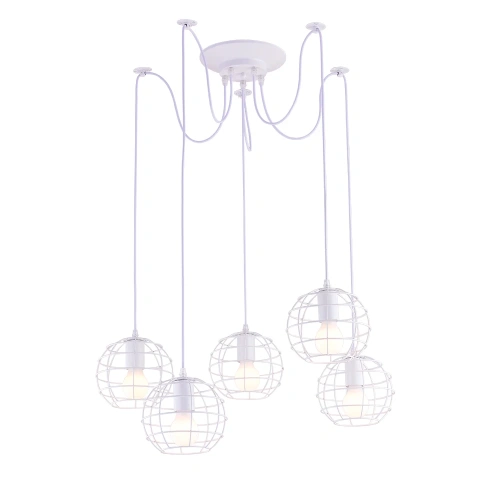 Подвесная люстра Arte Lamp SPIDER A1110SP-5WH