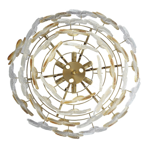 SL6240.203.12 Светильник подвесной ST-Luce золотистый/Прозрачный, янтарный E14 12*60W TENDER фото 3