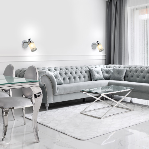 Настенный светильник Escada 680/1A E14*40W Chrome фото 2 Настенный светильник Escada 680/1A E14*40W Chrome фото 2