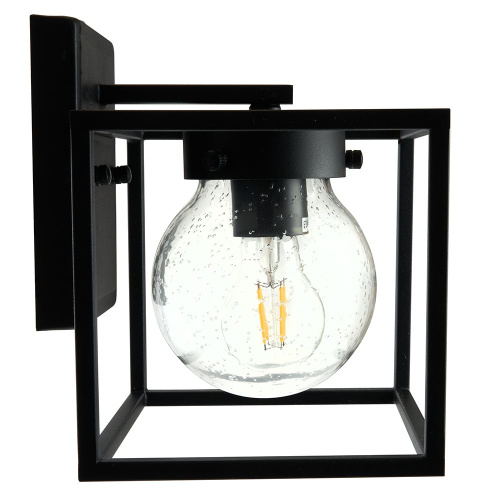 Светильник садово-парковый Feron PL701 на стену вниз  60W E27 230V, черный фото 6