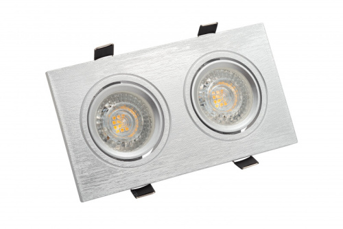 DK3022-CM Встраиваемый светильник, IP 20, 10 Вт, GU5.3, LED, серый, пластик фото 4 DK3022-CM Встраиваемый светильник, IP 20, 10 Вт, GU5.3, LED, серый, пластик фото 4