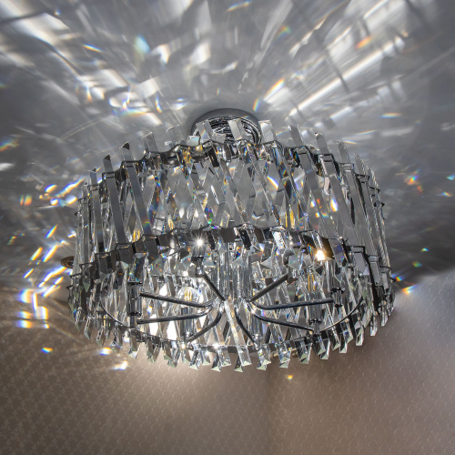 Citilux Ингвар CL334281 Люстра подвесная хрустальная Хром фото 11 Citilux Ингвар CL334281 Люстра подвесная хрустальная Хром фото 11