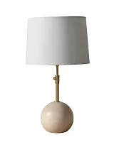 Настольная лампа с основанием из дерева "Тулон"