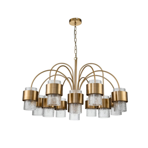 Подвесная люстра Indigo ELEGANZA 12019/A/12P Brass V000324 Подвесная люстра Indigo ELEGANZA 12019/A/12P Brass V000324