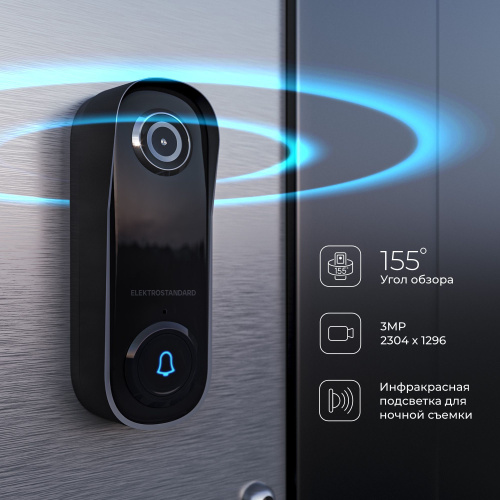 76106/00 видеозвонок Умный дом черный с питанием от сети 76106/00 фото 7 76106/00 видеозвонок Умный дом черный с питанием от сети 76106/00 фото 7