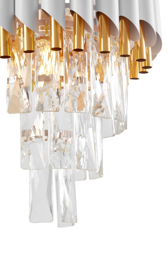 Бра Lumina Deco Funneli LDW 6003-2 WT+F.GD фото 3