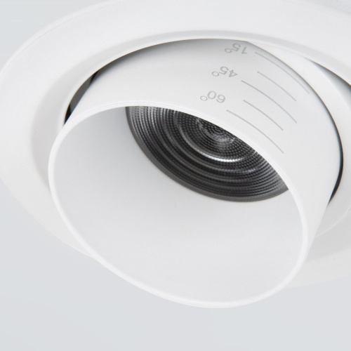 Встраиваемый точечный светодиодный светильник 9920 LED 15W 4200K белый фото 5