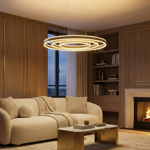 Citilux Дуэт CL719682 LED Люстра подвесная с пультом Золото фото 14 Citilux Дуэт CL719682 LED Люстра подвесная с пультом Золото фото 14