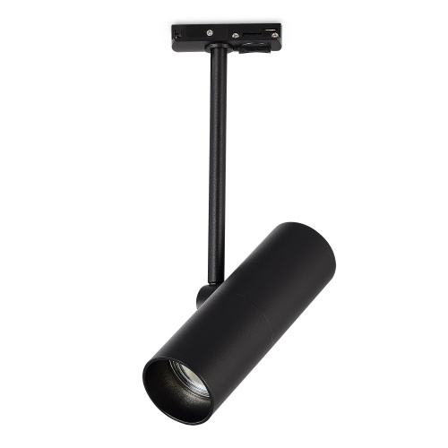 ST381.406.01 Св-к трек. Черный GU10 1*50W IP20 DxH- 220V Без ламп BASE фото 2