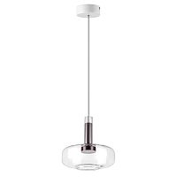 792110 Люстра DISCO 6W LED 300LM 120G БЕЛЫЙ/ПРОЗРАЧНЫЙ 3000K
