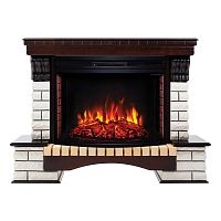 Каминокомплект COUNTRY/БРУКЛИН Античный дуб с очагом Электроочаг FIRESPACE/ФАЕРСПЕЙС 33