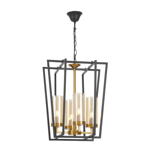 Подвесной светильник Lumina Deco Afres LDP 1246-4 BK+MD фото 4 Подвесной светильник Lumina Deco Afres LDP 1246-4 BK+MD фото 4