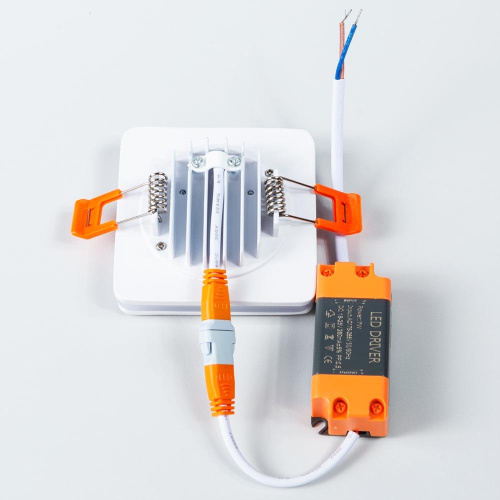 Встраиваемый светодиодный светильник Arte Lamp Tabit A8432PL-1WH фото 4