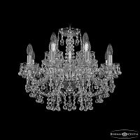 Люстра хрустальная 1409/8+4/195 Ni Bohemia Ivele Crystal (Богемия Ивеле Кристалл)