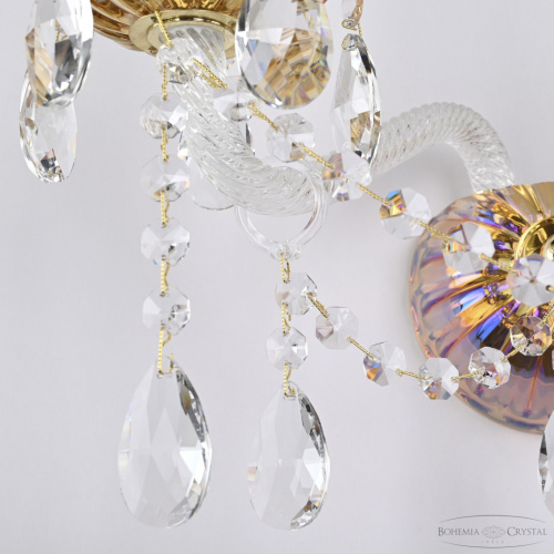 Бра хрустальные 5413B/2/165 G Shampan/M-1H Bohemia Ivele Crystal (Богемия Ивеле Кристалл) фото 4 Бра хрустальные 5413B/2/165 G Shampan/M-1H Bohemia Ivele Crystal (Богемия Ивеле Кристалл) фото 4