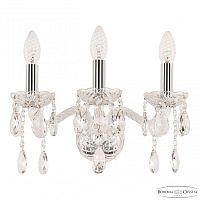 Бра хрустальные 107B/3/141 Ni Bohemia Ivele Crystal (Богемия Ивеле Кристалл)