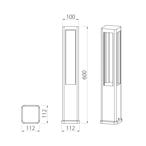 Фонарный столб Natural Concepts, Арт. NC-113104-60-DG фото 3