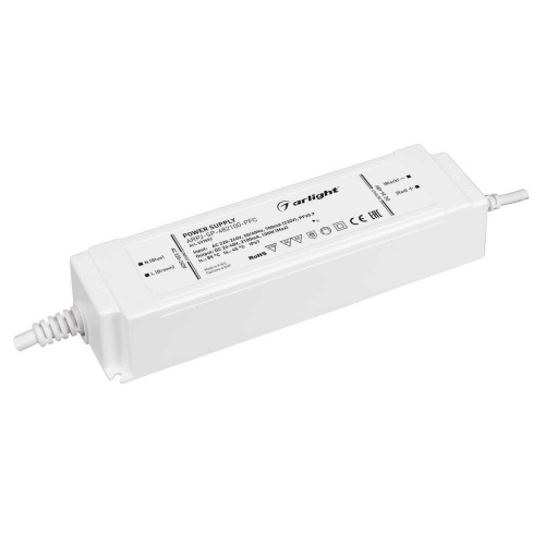 Драйвер Arlight ARPJ-SP-482100-PFC 24-48V 100W IP67 2,1A 037892 Драйвер Arlight ARPJ-SP-482100-PFC 24-48V 100W IP67 2,1A 037892