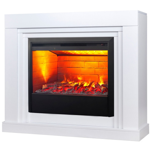 Электрокамин RealFlame Stanley 26 WT белый с очагом 3D Helios 26 фото 2 Электрокамин RealFlame Stanley 26 WT белый с очагом 3D Helios 26 фото 2