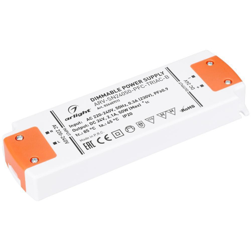 Блок питания Arlight ARV-SN24050-PFC-Triac-B 24V 50W IP20 2,1A 026407(1) Блок питания Arlight ARV-SN24050-PFC-Triac-B 24V 50W IP20 2,1A 026407(1)