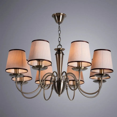 Подвесная люстра Arte Lamp FIONA A3227LM-8AB фото 2 Подвесная люстра Arte Lamp FIONA A3227LM-8AB фото 2