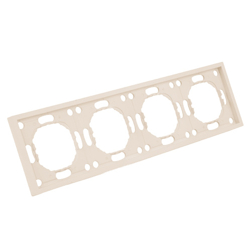 Рамка STEKKER, PFR00-5004-08 4-местная, серия Эмили, кашемир, soft touch фото 3