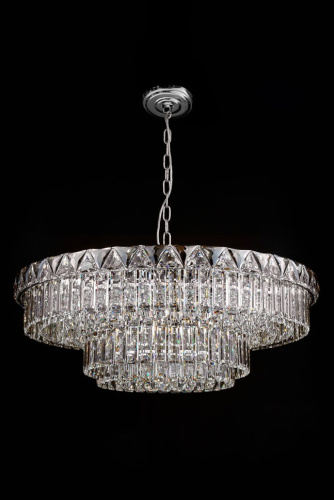 Люстра подвесная Normandie Chrome FL1085-21P фото 3 Люстра подвесная Normandie Chrome FL1085-21P фото 3