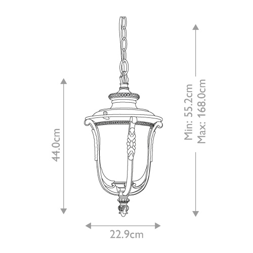 Подвесной фонарь Kichler, Арт. KL-LUVERNE8-M фото 8