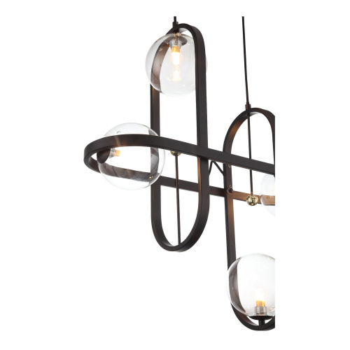 SL1201.403.04 Светильник подвесной ST-Luce Черный/Прозрачный G9 4*5W CIRCONO фото 10